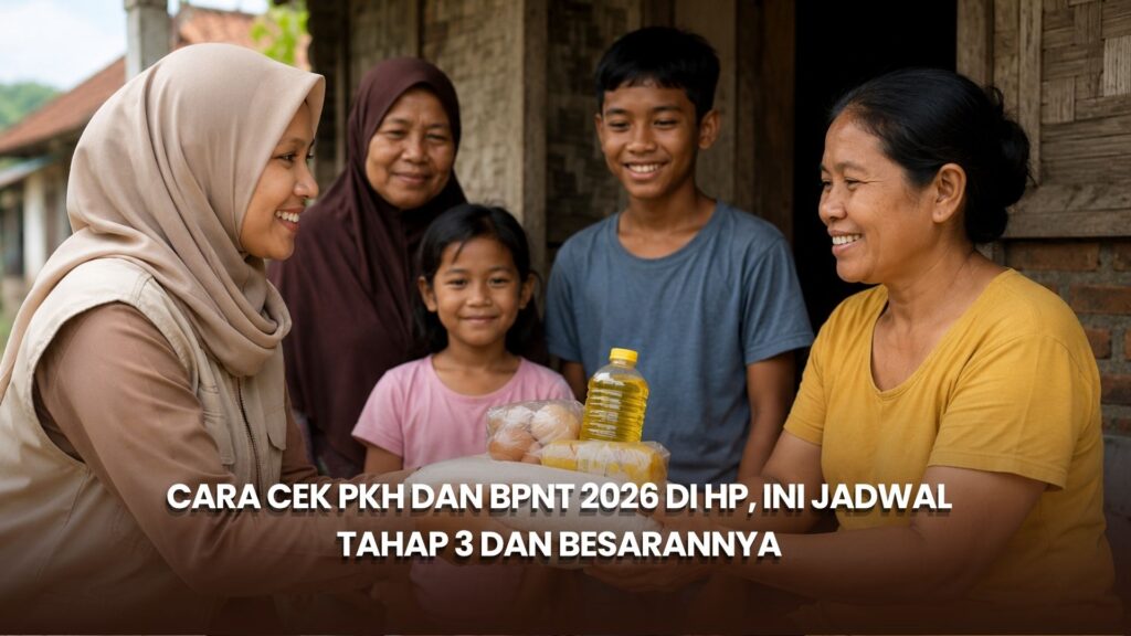 Cara Cek PKH dan BPNT 2026 di HP, Ini Jadwal Tahap 3 dan Besarannya