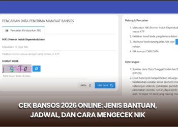 Cek Bansos 2026 Online: Jenis Bantuan, Jadwal, dan Cara Mengecek NIK