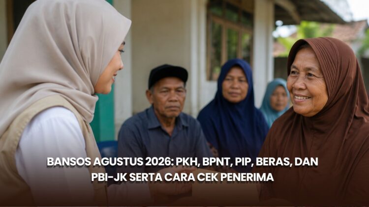 Bansos Agustus 2026: PKH, BPNT, PIP, Beras, dan PBI-JK serta Cara Cek Penerima