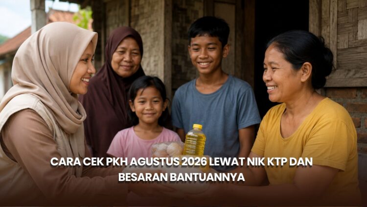 Cara Cek PKH Agustus 2026 Lewat NIK KTP dan Besaran Bantuannya
