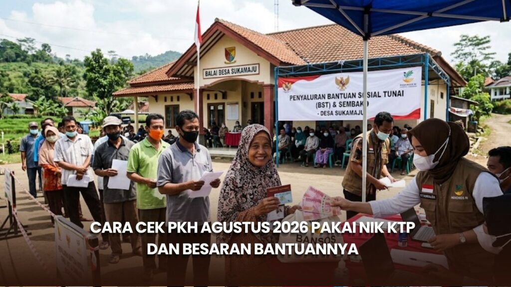 Cara Cek PKH Agustus 2026 Pakai NIK KTP dan Besaran Bantuannya