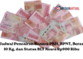 Jadwal Pencairan Bansos PKH, BPNT, Beras 10 Kg, dan Status BLT Kesra Rp900 Ribu
