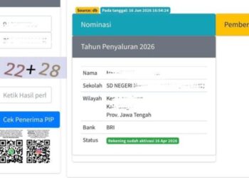 Cara Cek Pencairan PIP 2026 Pakai NIK dan NISN, Siswa Berpeluang Menerima Bantuan hingga Rp1,8 Juta