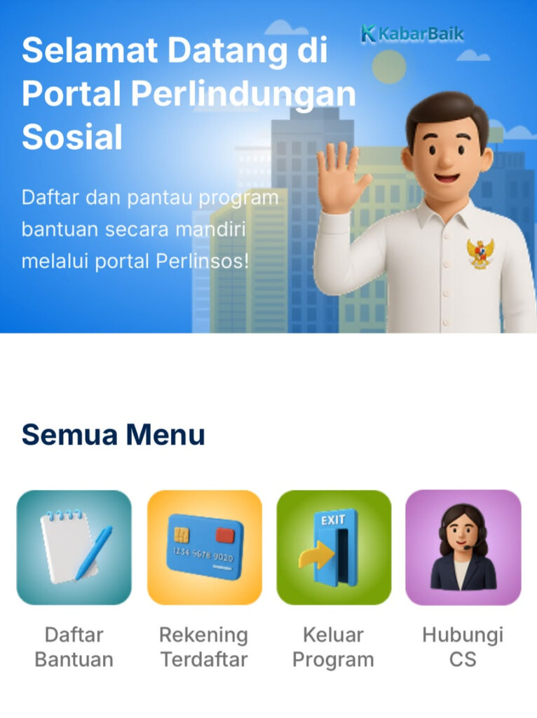 Cara Daftar Bansos Kemensos 2026 Lewat HP di Perlinsos, Bisa Ajukan PKH dan BPNT
