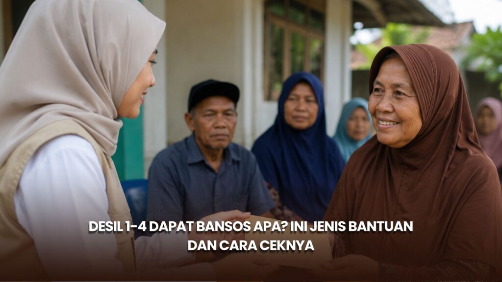 Desil 1-4 Dapat Bansos Apa? Ini Jenis Bantuan dan Cara Ceknya