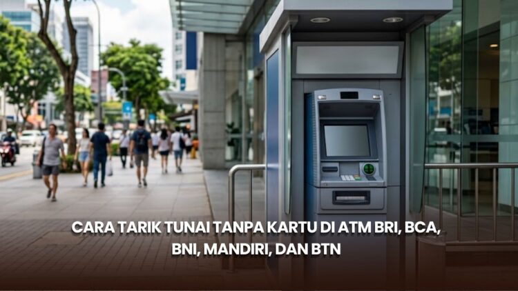 Cara Tarik Tunai Tanpa Kartu di ATM BRI, BCA, BNI, Mandiri, dan BTN