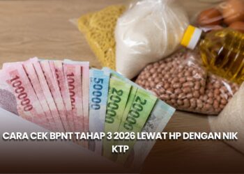 Cara Cek BPNT Tahap 3 2026 lewat HP dengan NIK KTP