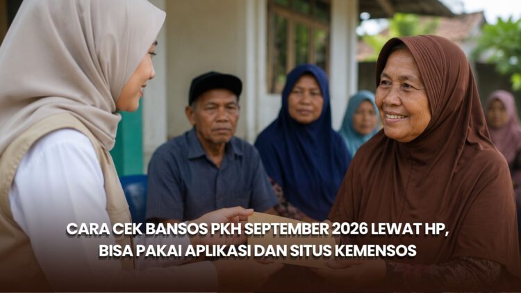 Cara Cek Bansos PKH September 2026 lewat HP, Bisa Pakai Aplikasi dan Situs Kemensos