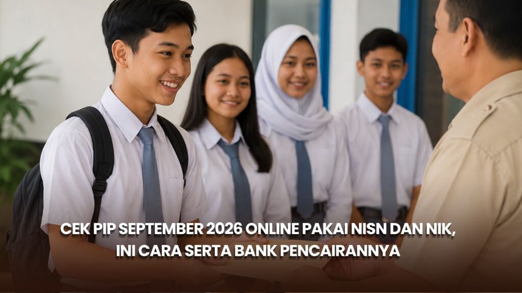Cek PIP September 2026 Online Pakai NISN dan NIK, Ini Cara serta Bank Pencairannya