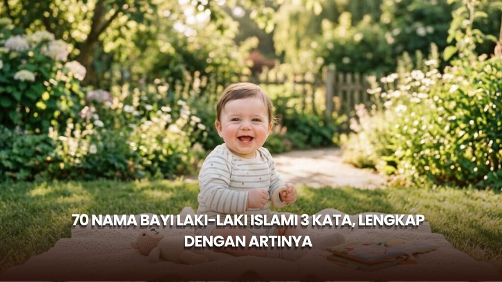 70 Nama Bayi Laki-laki Islami 3 Kata, Lengkap dengan Artinya