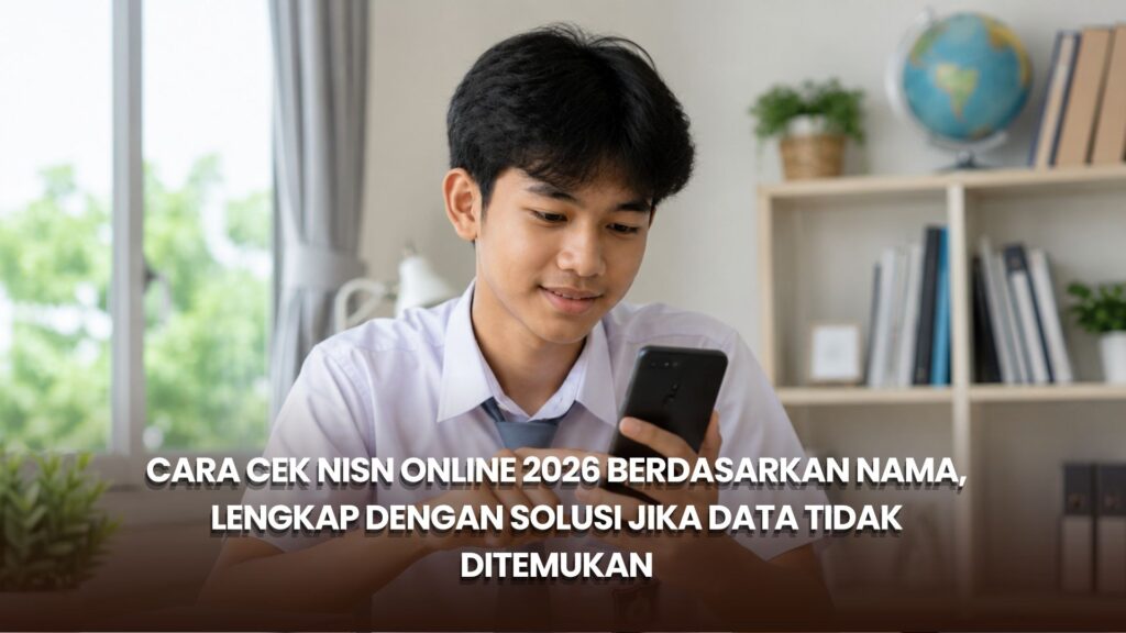 Cara Cek NISN Online 2026 Berdasarkan Nama, Lengkap dengan Solusi Jika Data Tidak Ditemukan