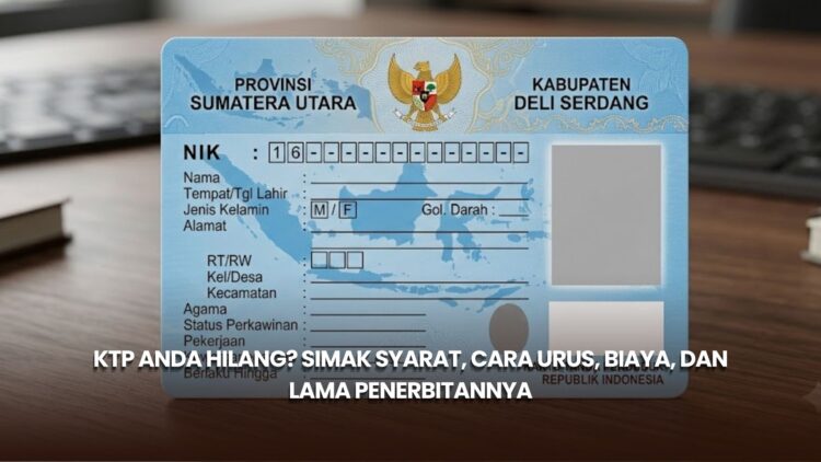 KTP Anda Hilang? Simak Syarat, Cara Urus, Biaya, dan Lama Penerbitannya
