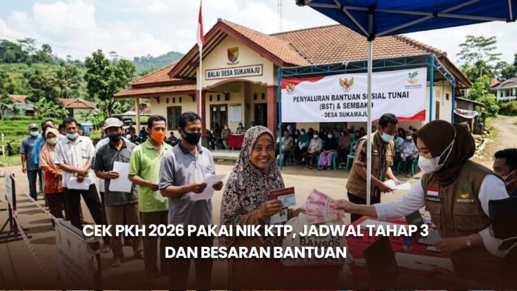 Cek PKH 2026 Pakai NIK KTP, Jadwal Tahap 3 dan Besaran Bantuan