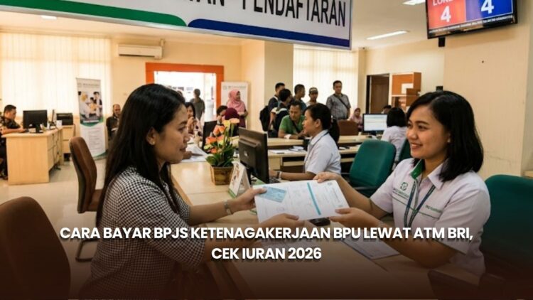 Cara Bayar BPJS Ketenagakerjaan BPU lewat ATM BRI, Cek Iuran 2026