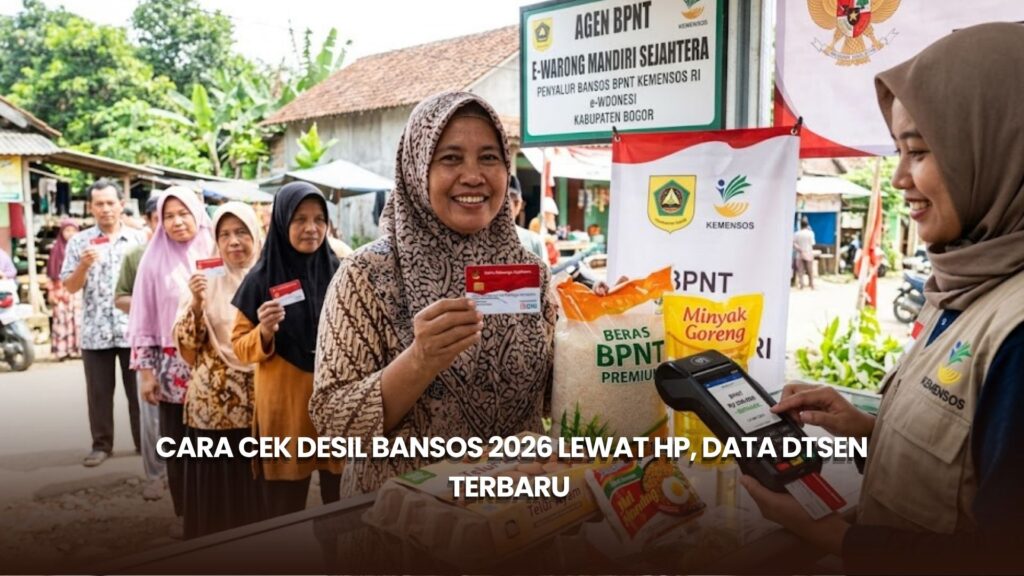 Cara Cek Desil Bansos 2026 Lewat HP, Data DTSEN Terbaru