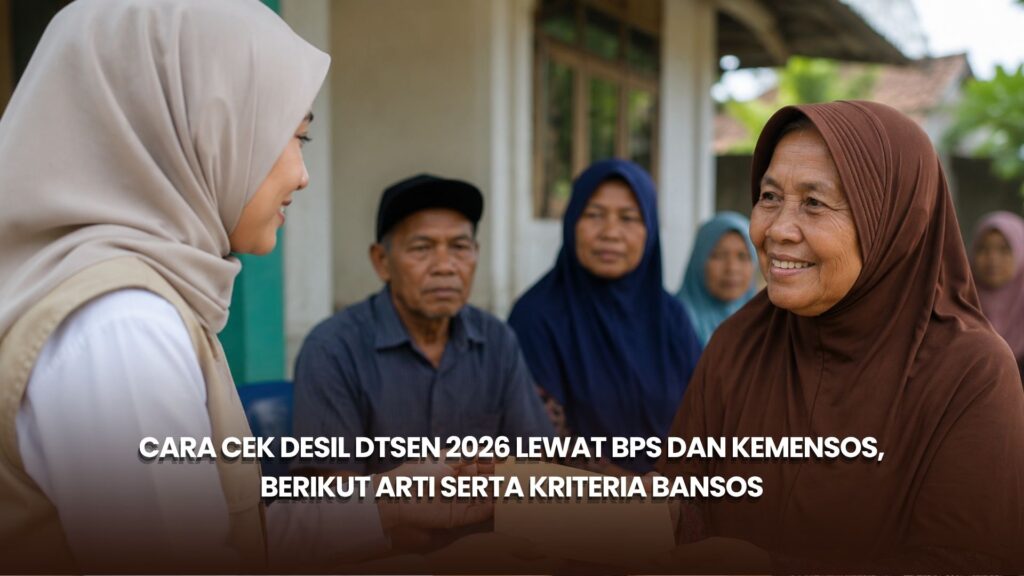 Cara Cek Desil DTSEN 2026 Lewat BPS dan Kemensos, Berikut Arti serta Kriteria Bansos
