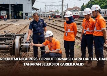 Rekrutmen KAI 2026, Berikut Formasi, Cara Daftar, dan Tahapan Seleksi di karier.kai.id