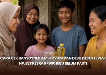 Cara Cek Bansos September 2026 dan Desil DTSEN Lewat HP, BLT Kesra Rp900 Ribu Belum Pasti