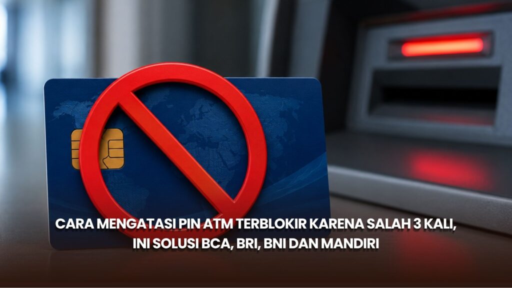 Cara Mengatasi PIN ATM Terblokir karena Salah 3 Kali, Ini Solusi BCA, BRI, BNI dan Mandiri