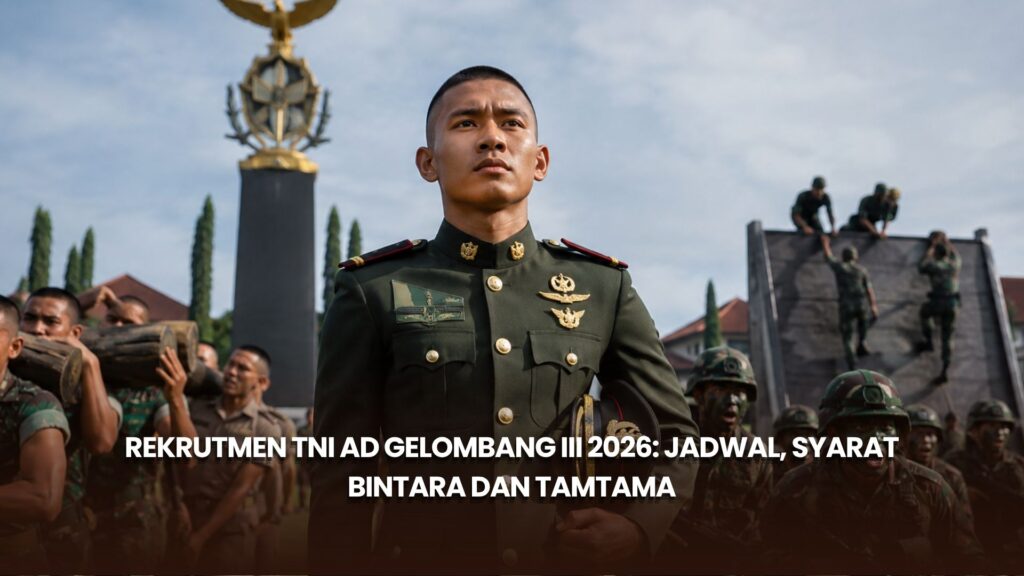 Rekrutmen TNI AD Gelombang III 2026: Jadwal, Syarat Bintara dan Tamtama