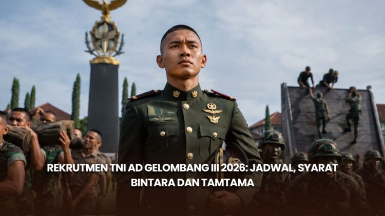 Rekrutmen TNI AD Gelombang III 2026: Jadwal, Syarat Bintara dan Tamtama
