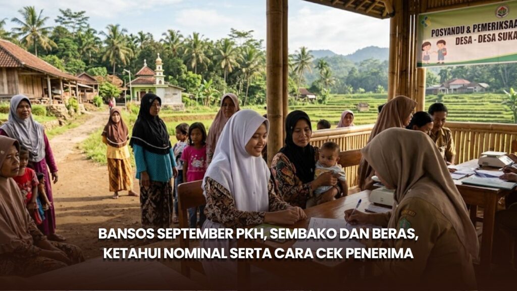 Bansos September PKH, Sembako dan Beras, Ketahui Nominal serta Cara Cek Penerima