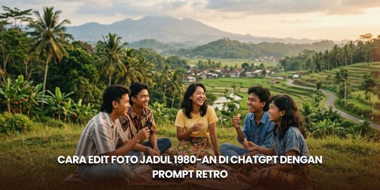 Cara Edit Foto Jadul 1980-an di ChatGPT dengan Prompt Retro
