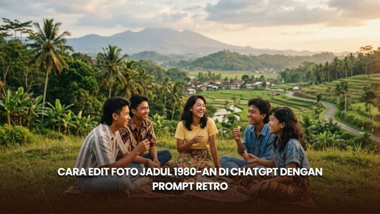 Cara Edit Foto Jadul 1980-an di ChatGPT dengan Prompt Retro