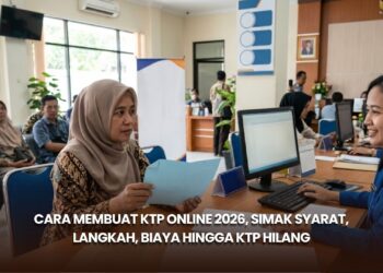 Cara Membuat KTP Online 2026, Simak Syarat, Langkah, Biaya hingga KTP Hilang