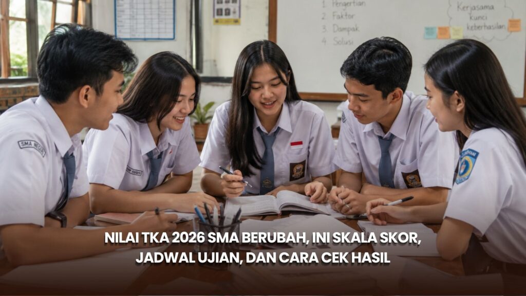 Nilai TKA 2026 SMA Berubah, Ini Skala Skor, Jadwal Ujian, dan Cara Cek Hasil