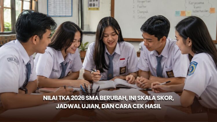 Nilai TKA 2026 SMA Berubah, Ini Skala Skor, Jadwal Ujian, dan Cara Cek Hasil