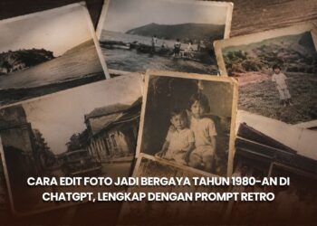 Cara Edit Foto Jadi Bergaya Tahun 1980-an di ChatGPT, Lengkap dengan Prompt Retro