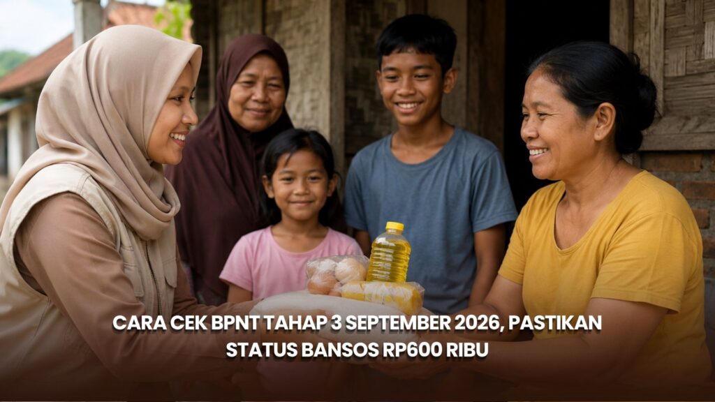 Cara Cek BPNT Tahap 3 September 2026, Pastikan Status Bansos Rp600 Ribu