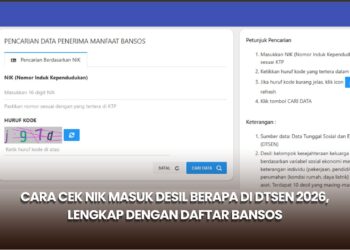 Cara Cek NIK Masuk Desil Berapa di DTSEN 2026, Lengkap dengan Daftar Bansos