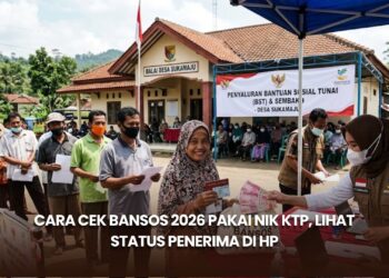 Cara Cek Bansos 2026 Pakai NIK KTP, Lihat Status Penerima di HP