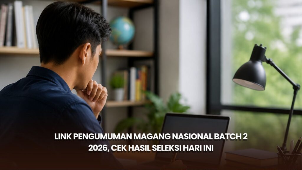 Link Pengumuman Magang Nasional Batch 2 2026, Cek Hasil Seleksi Hari Ini