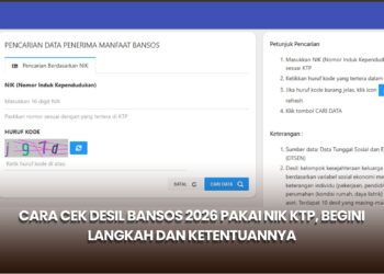 Cara Cek Desil Bansos 2026 Pakai NIK KTP, Begini Langkah dan Ketentuannya