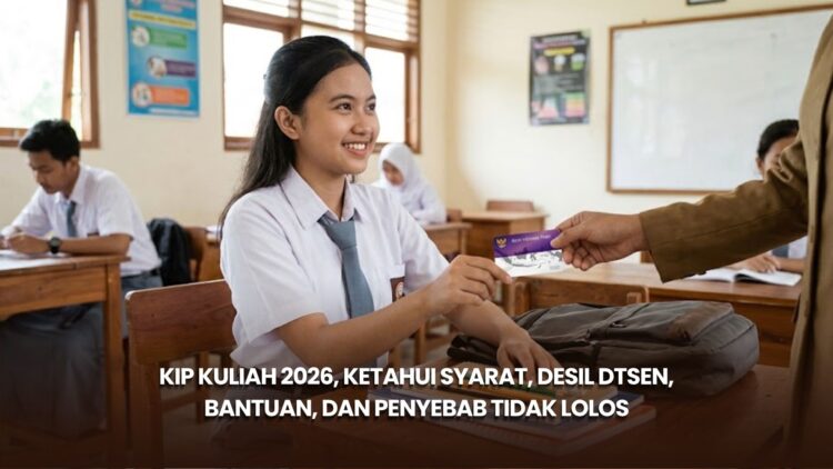 KIP Kuliah 2026, Ketahui Syarat, Desil DTSEN, Bantuan, dan Penyebab Tidak Lolos
