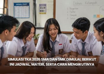 Simulasi TKA 2026 SMA dan SMK Dimulai, Berikut Ini Jadwal, Materi, serta Cara Mengikutinya