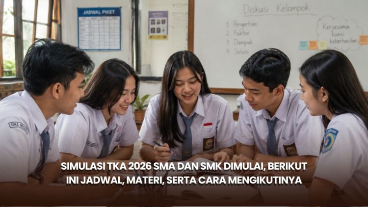 Simulasi TKA 2026 SMA dan SMK Dimulai, Berikut Ini Jadwal, Materi, serta Cara Mengikutinya