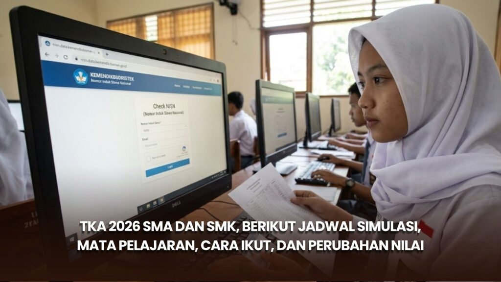 TKA 2026 SMA dan SMK, Berikut Jadwal Simulasi, Mata Pelajaran, Cara Ikut, dan Perubahan Nilai