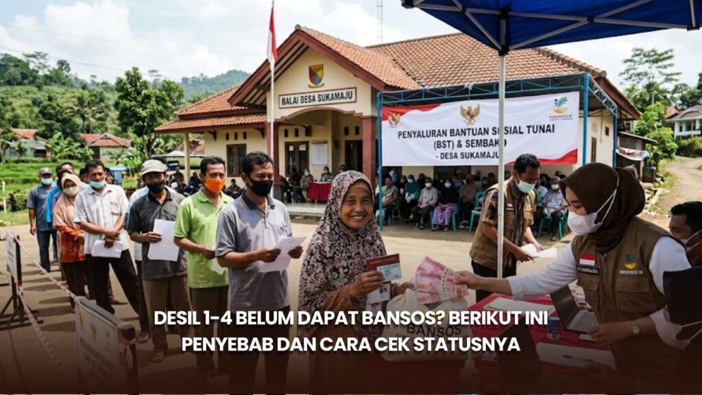 Desil 1-4 Belum Dapat Bansos? Berikut Ini Penyebab dan Cara Cek Statusnya