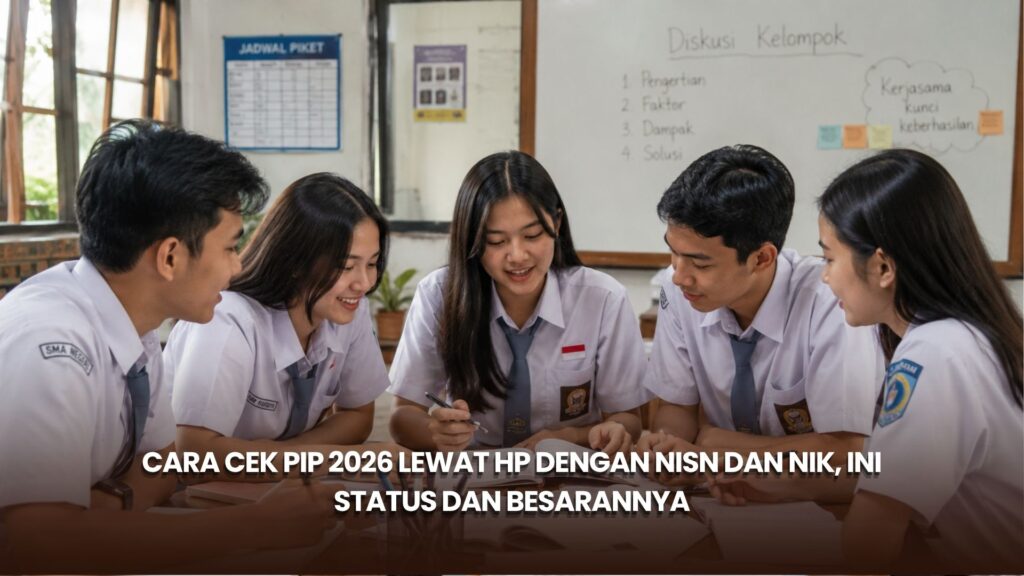 Cara Cek PIP 2026 Lewat HP dengan NISN dan NIK, Ini Status dan Besarannya