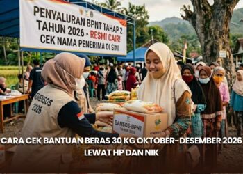 Cara Cek Bantuan Beras 30 Kg Oktober-Desember 2026 Lewat HP dan NIK