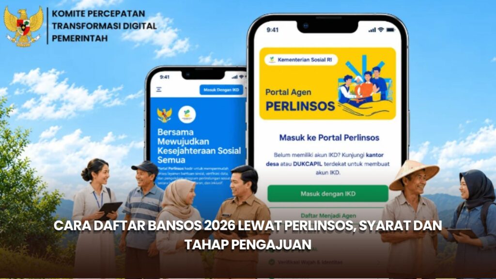 Cara Daftar Bansos 2026 Lewat Perlinsos, Syarat dan Tahap Pengajuan