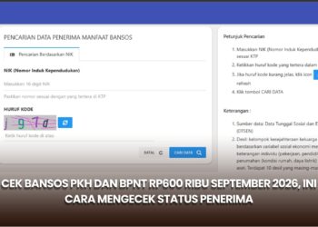 Cek Bansos PKH dan BPNT Rp600 Ribu September 2026, Ini Cara Mengecek Status Penerima