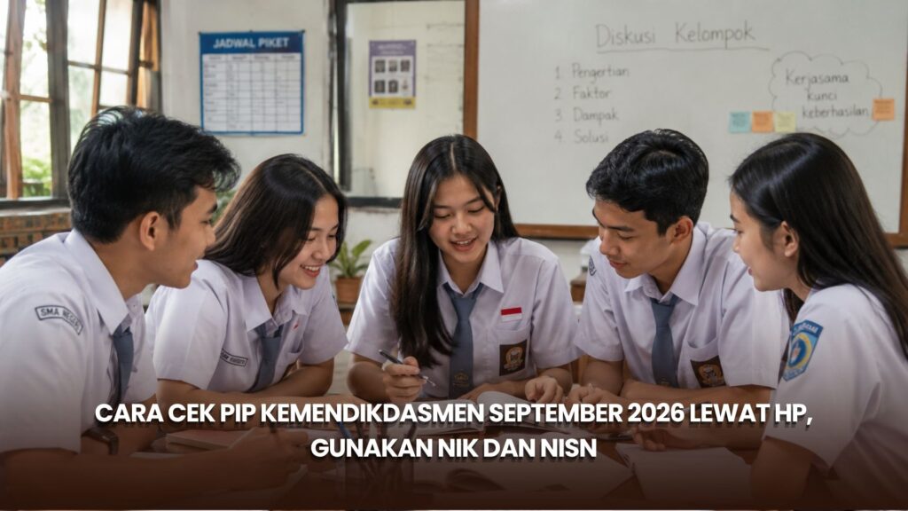 Cara Cek PIP Kemendikdasmen September 2026 Lewat HP, Gunakan NIK dan NISN
