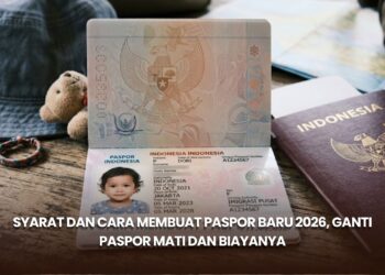 Syarat dan Cara Membuat Paspor Baru 2026, Ganti Paspor Mati dan Biayanya
