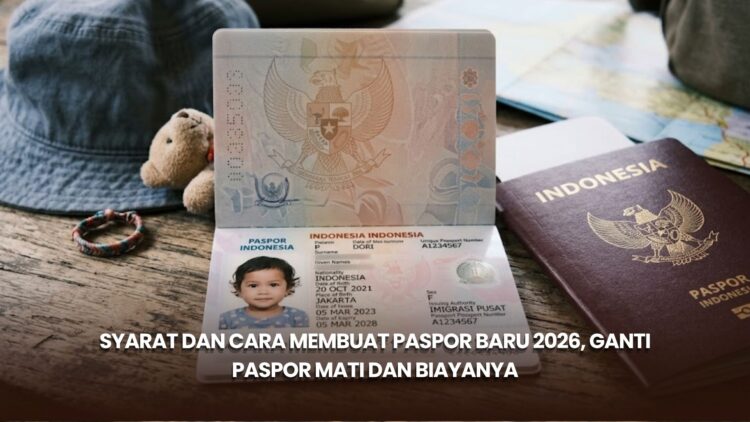 Syarat dan Cara Membuat Paspor Baru 2026, Ganti Paspor Mati dan Biayanya