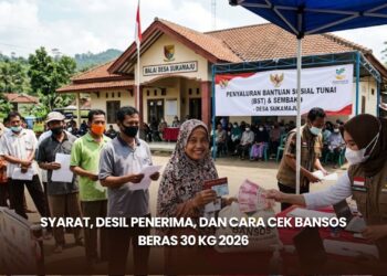 Syarat, Desil Penerima, dan Cara Cek Bansos Beras 30 Kg 2026